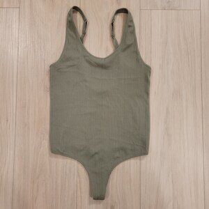 AERIE | Superchill Ribbed Bodysuit Tank | Sz. S